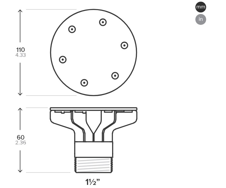 Drawing of JT fountain Cable Inlet